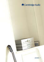 Cambridge Audio - Catalog 2006 